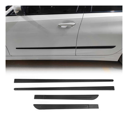Seitentürleiste Türschutzleiste für Fiat 600e 2023-2025 Polypropylene Schwarz 4x OMAC DE