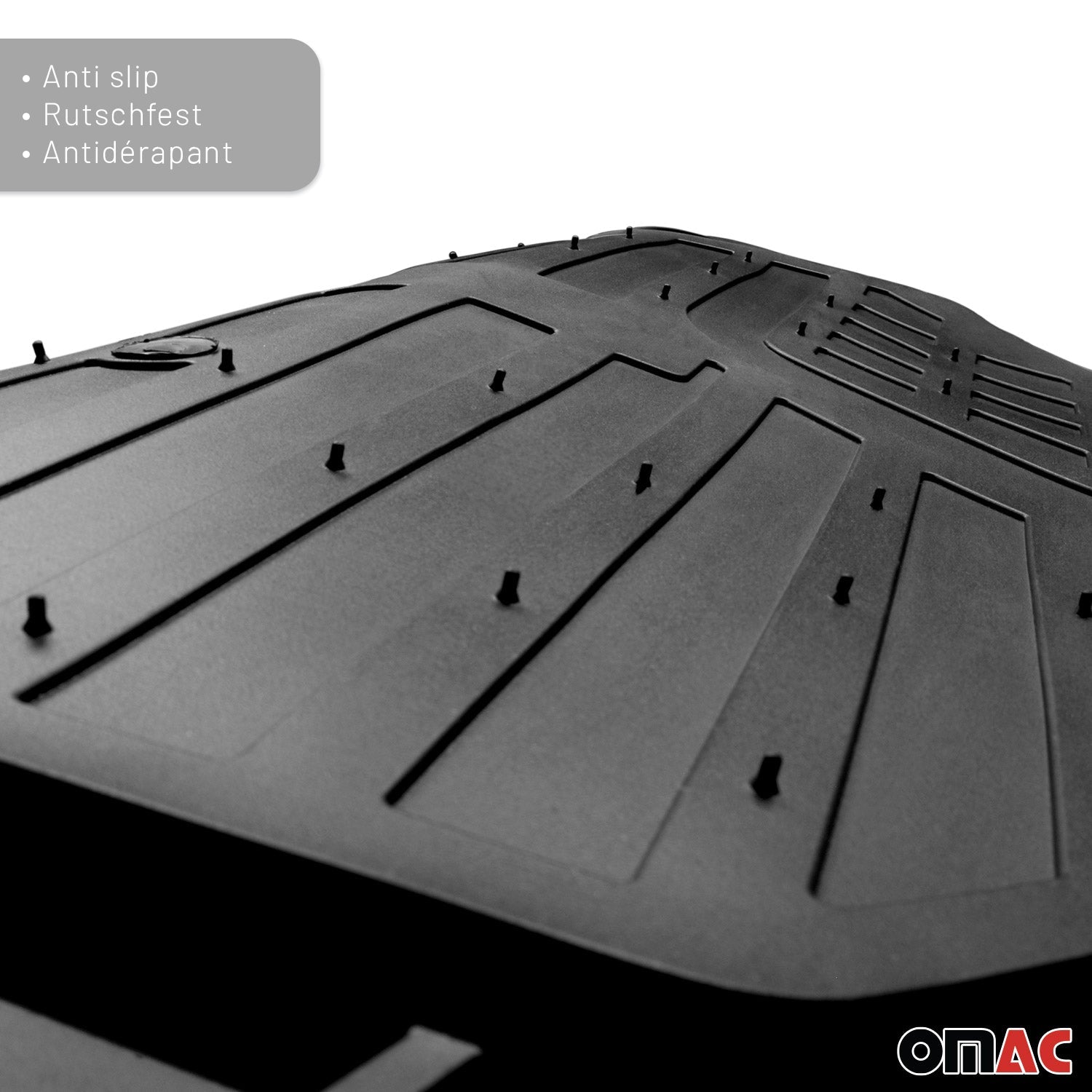 2023-2025 BYD Seal U Fußmatten Zuschneidbar Schwarz Gummi 4 tlg OMAC DE
