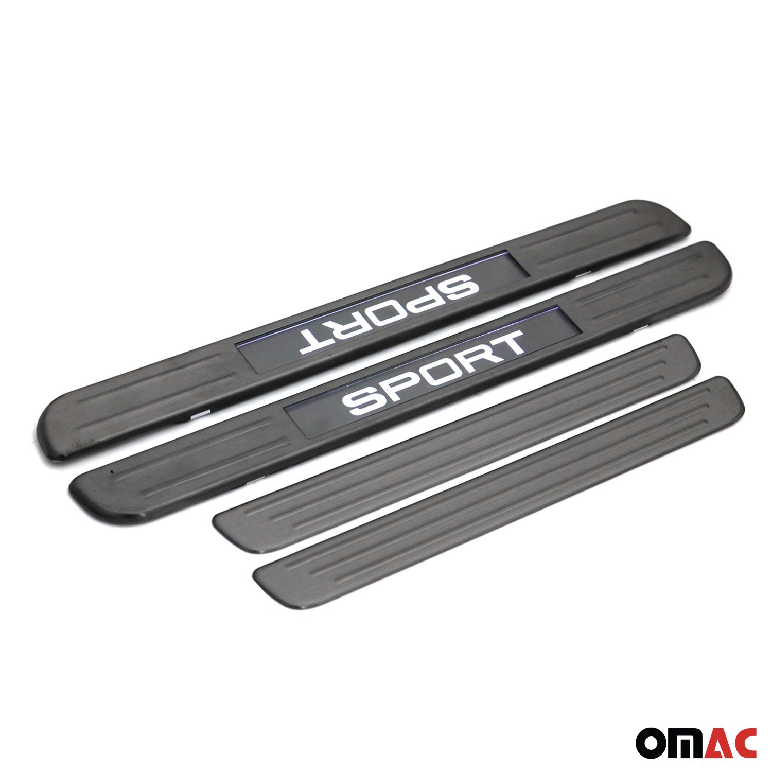 Einstiegsleisten Türschweller für Citroen C3 2002-2009 Chrom Gebürstet Dunkel 4x OMAC DE