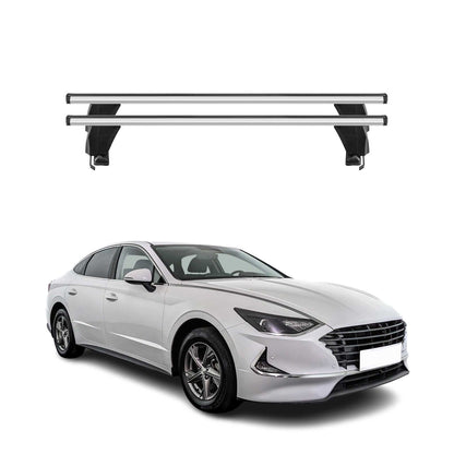 Menabo Dachträger Grundträger für Hyundai Sonata VIII 2019-2025 Alu Grau 2tlg OMAC DE