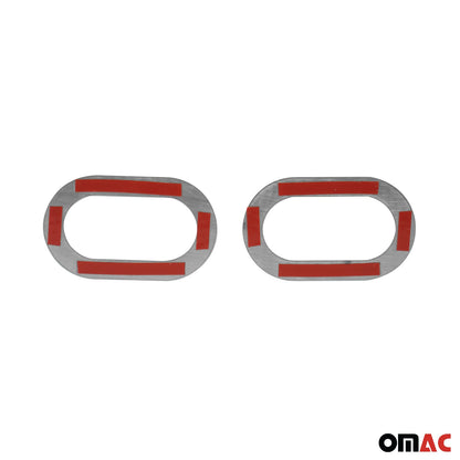 Blinkerrahmen Signalblende Blinker für Dacia Duster 2010-2018 Edelstahl 2x OMAC DE