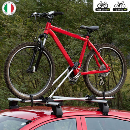 2x Farad Fahrradträger bis 25 kg ABE M-Style Dachfahrradträger EBike FatBike OMAC DE