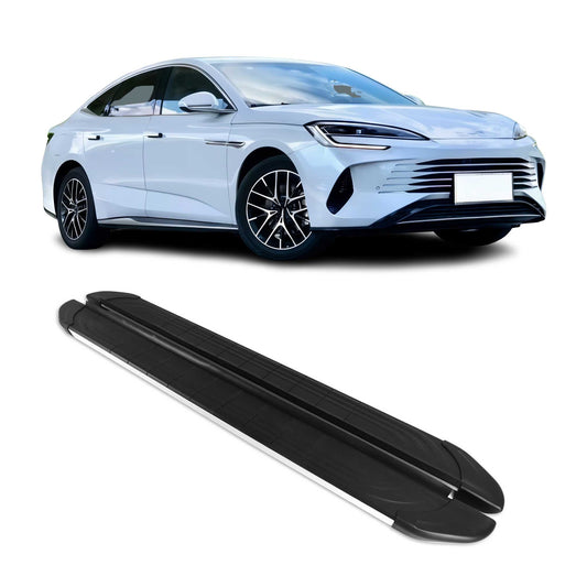 2023-2025 BYD Seal Trittbretter Seitenschweller Seitenbretter Aluminium Schwarz Silber OMAC DE