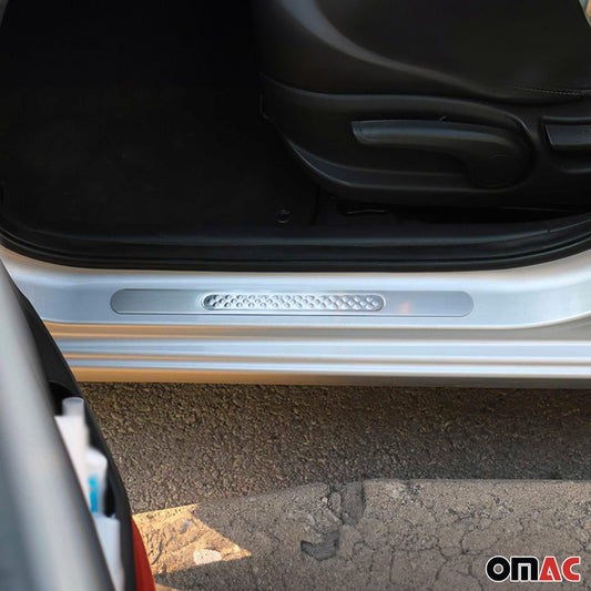 Einstiegsleisten Türschweller für Peugeot 5008 2024-2025 Edelstahl Silber 2tlg OMAC DE