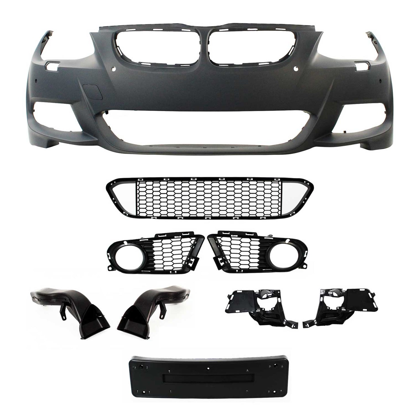JOM Stoßstangen Kit & Seitenschweller für BMW E92/ E93 LCI 2010-2013 Schwarz OMAC DE