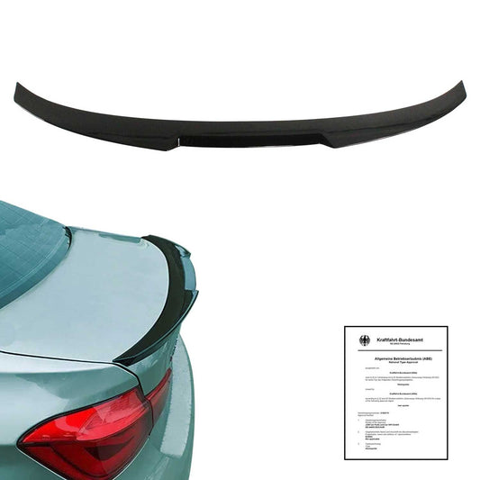 JOM Heckspoiler Dachspoiler für BMW 3er (F30) Limo 2011-2019 schwarz glänzend OMAC DE