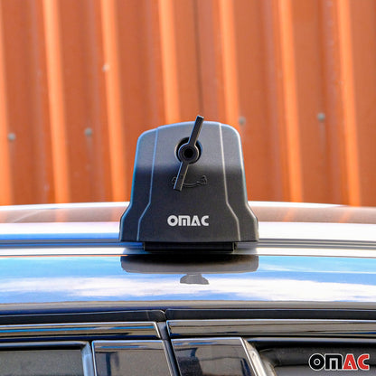 Dachträger Grundtäger für Citroen C5 X 2022-2025 75kg Aluminium Silber 2 tlg OMAC DE