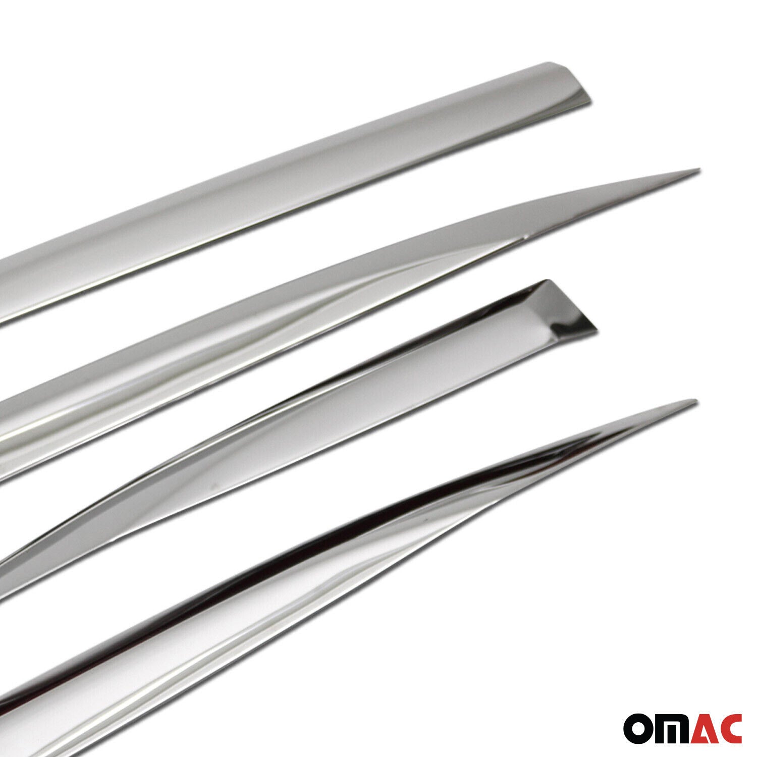 Seitentürleiste Fensterleisten für Peugeot 3008 Active P84 2016-2024 Chrom Satz OMAC DE