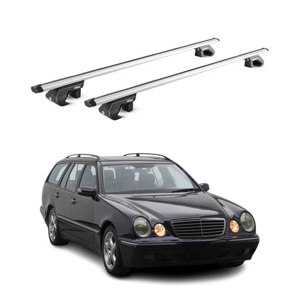 Dachträger für Mercedes E Klasse S210 S211 T-Modell 1996-2009 90kg Alu ABE Grau OMAC DE