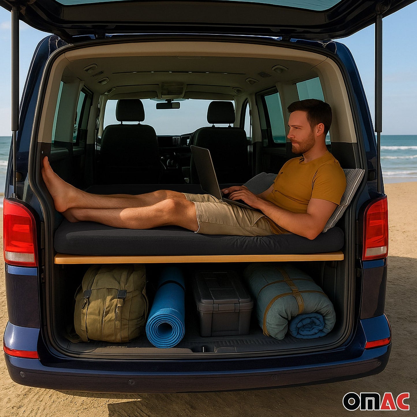 Multiflexboard Bettverlängerung für Mercedes Vito W447 2014-2025 Holz 3x OMAC DE