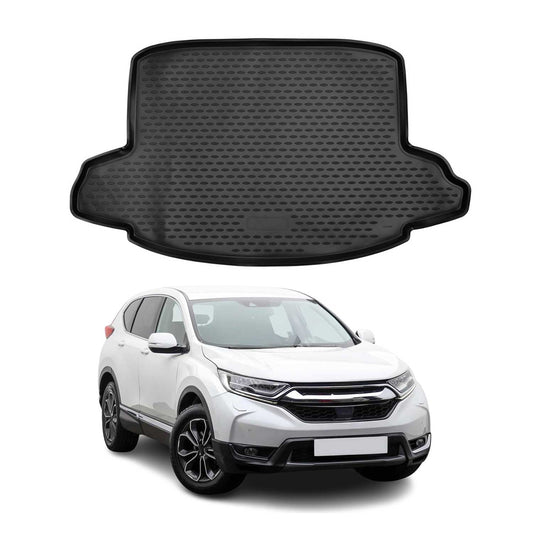 Kofferraummatte Kofferraumwanne für Honda CR-V 2016-2025 Gummi TPE Schwarz OMAC DE