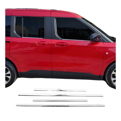 Fensterleisten Zierleisten für Ford Tourneo Courier 2023-2025 Edelstahl 4tlg OMAC DE
