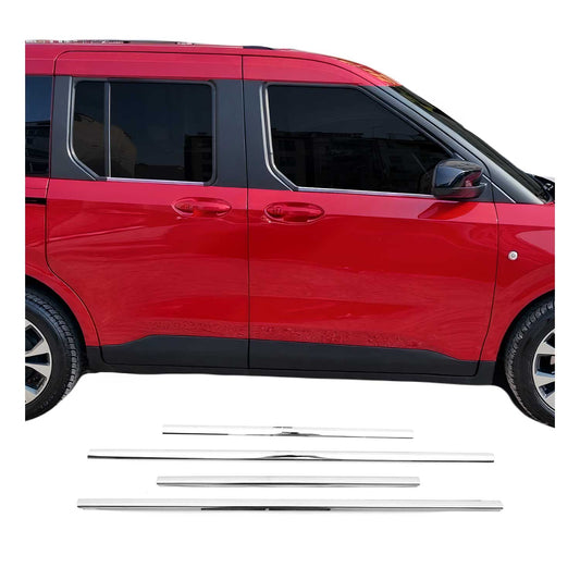 Fensterleisten Zierleisten für Ford Tourneo Courier 2023-2025 Edelstahl 4tlg OMAC DE