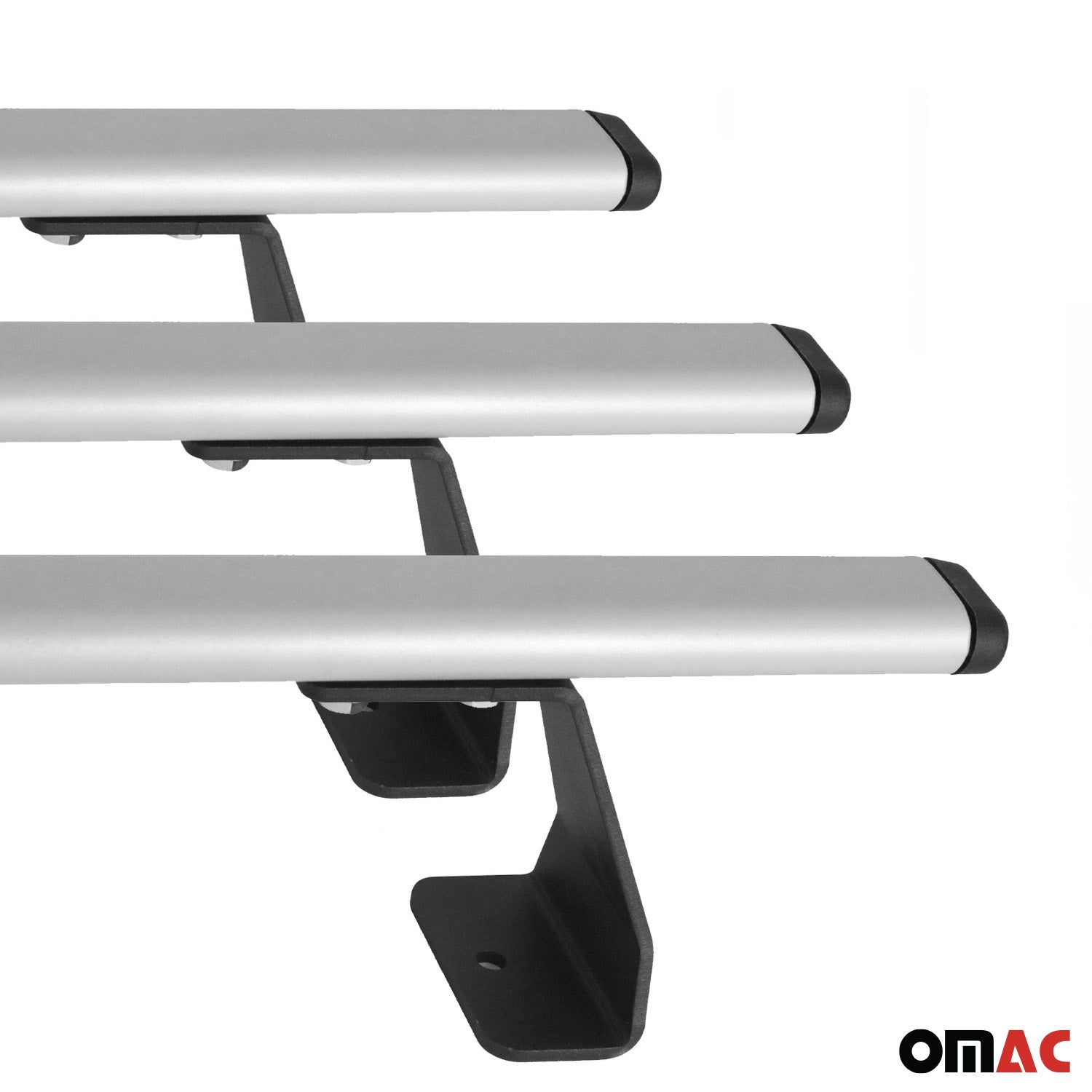 Dachträger Grundtäger für Nissan NV200 2009-2021 75kg Stahl Silber 3tlg OMAC DE