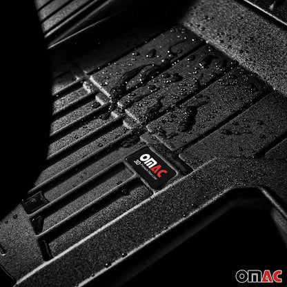 OMAC Gummi Fußmatten für Ford Transit 2000-2013 Premium 3D Automatten Schwarz OMAC DE