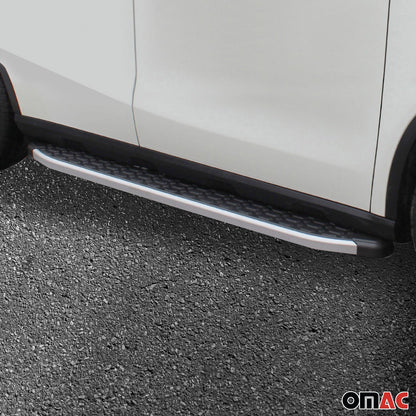 Trittbretter Seitenschweller Schweller für Renault Captur 2020-2025 Schwarz 2x