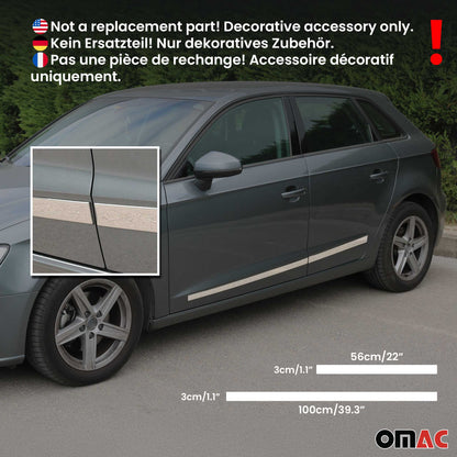 Türschutz Türleiste Seitentürleiste für Honda CRV 2012-2016 Edelstahl Silber 4x OMAC DE