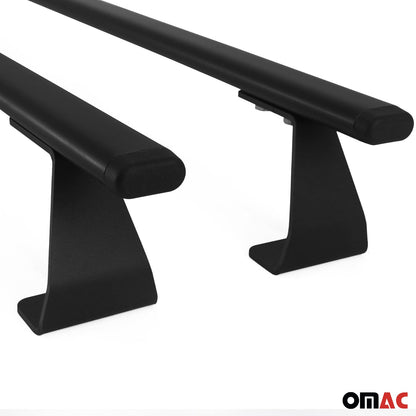 Dachträger Grundtäger für Honda CR-V mk4 2012-2016 75kg Stahl Schwarz 2 tlg OMAC DE
