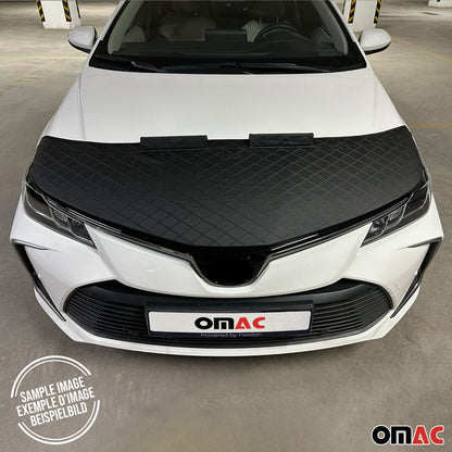 Bonnet Bra Haubenbra Steinschlagschutz für Ford Ranger II 2009-2012 Halb Schwarz OMAC DE