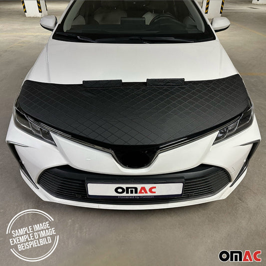 Bonnet Bra Haubenbra Steinschlagschutz für Ford Ranger II 2009-2012 Halb Schwarz OMAC DE