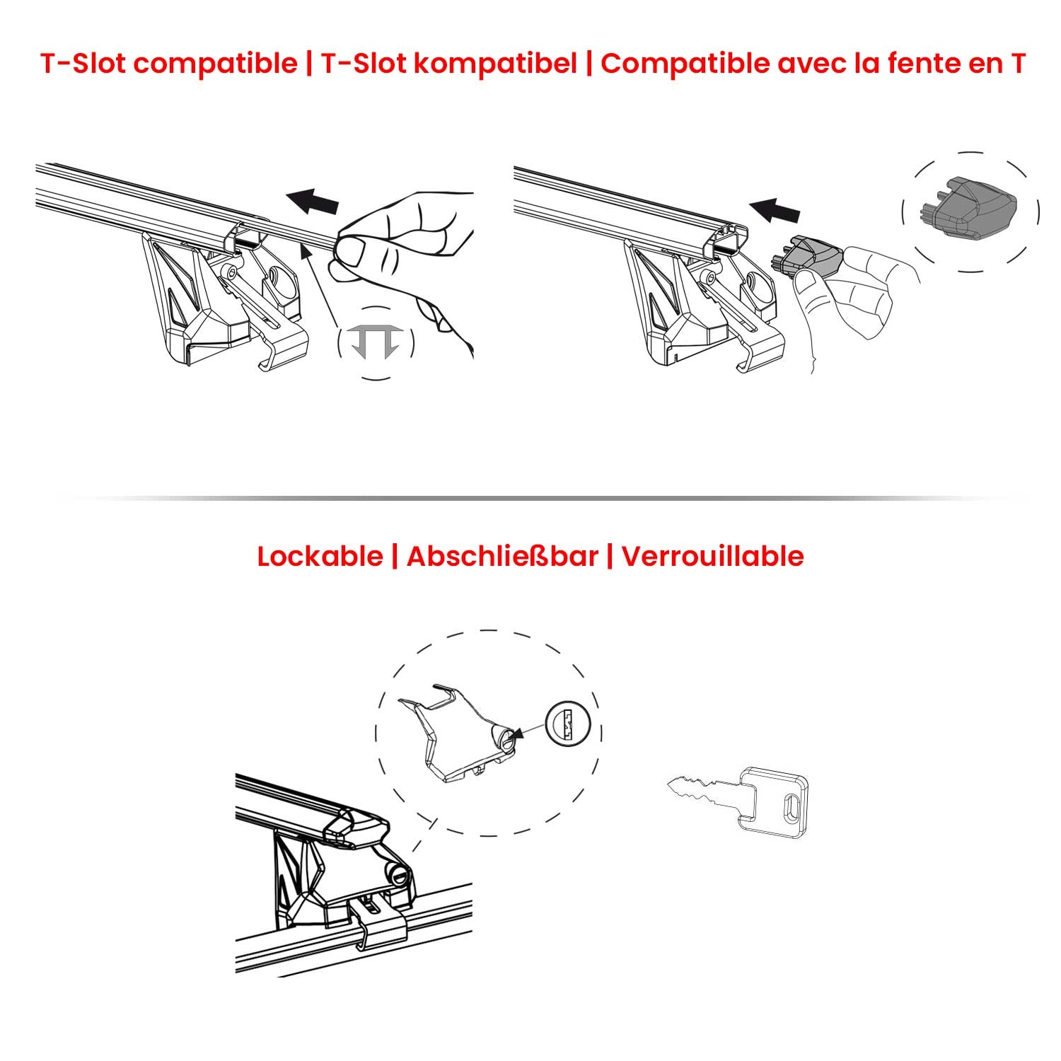 Alu Dachträger Gepäckträger Universal Bündige Schienen Silber ABE 2tlg 120 cm OMAC DE