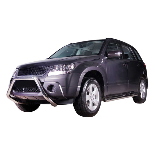 Frontbügel Frontschutzbügel für Suzuki Grand Vitara 2006-2015 Stahl Silber OMAC DE