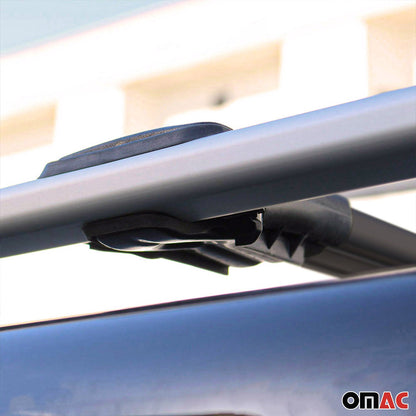 Dachträger Grundtäger für Citroen Jumpy 2016-2025 75kg Aluminium Schwarz 3 tlg OMAC DE