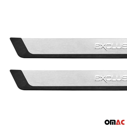 Einstiegsleisten Türschweller für Honda Civic Jazz HR-V Chrom Gebürstet 2x OMAC DE