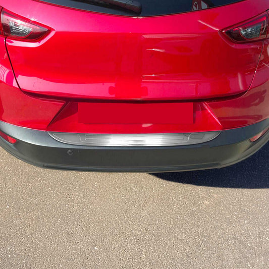 OMAC Ladekantenschutz Stoßstangenschutz für Mazda CX-3 2015-25 Edelstahl Silber OMAC DE