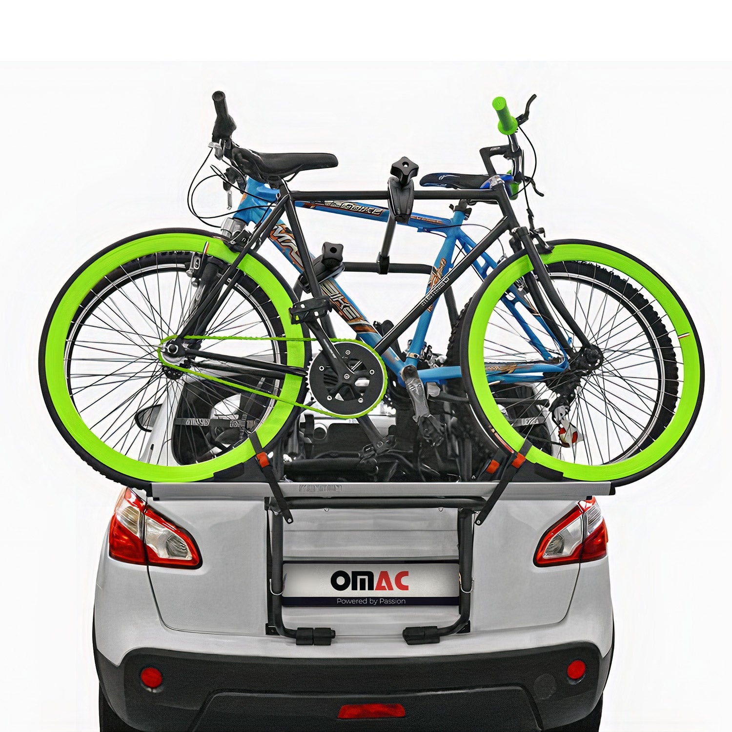 Heckklappe Fahrradträger E Bike Seat Alhambra 2 Fahrräder OMAC DE
