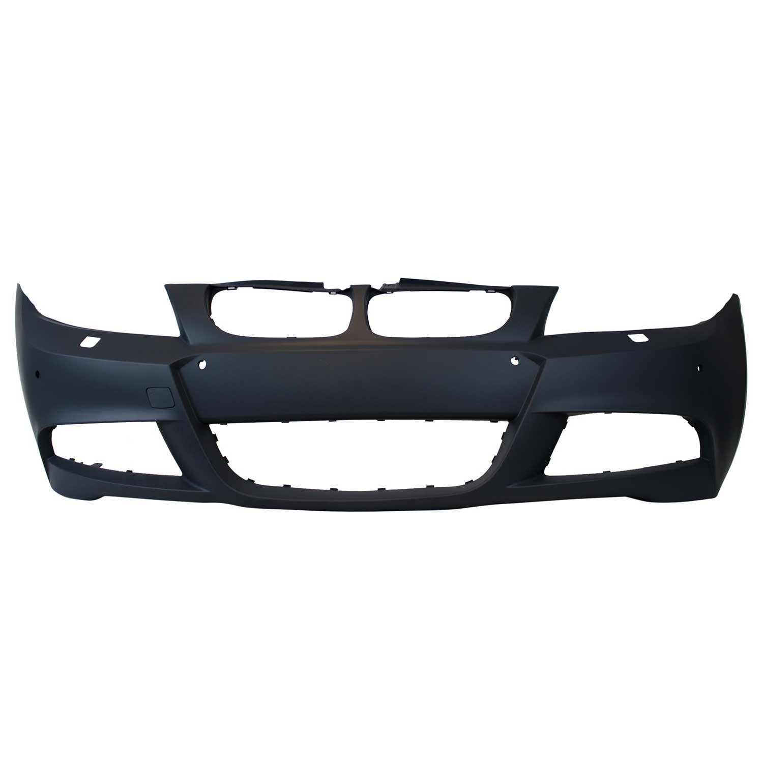 JOM Frontstoßstange für BMW E90 / E91 2005-2008 PDC + SRA Schwarz OMAC DE