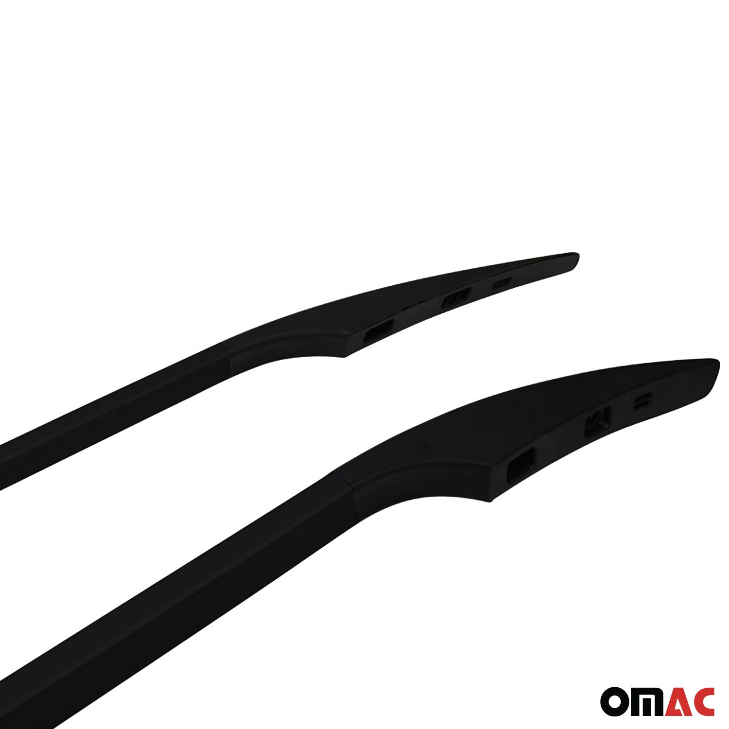 Dachreling Relingträger für VW Amarok 2022-2024 Double Cab Alu Schwarz 2 tlg OMAC DE