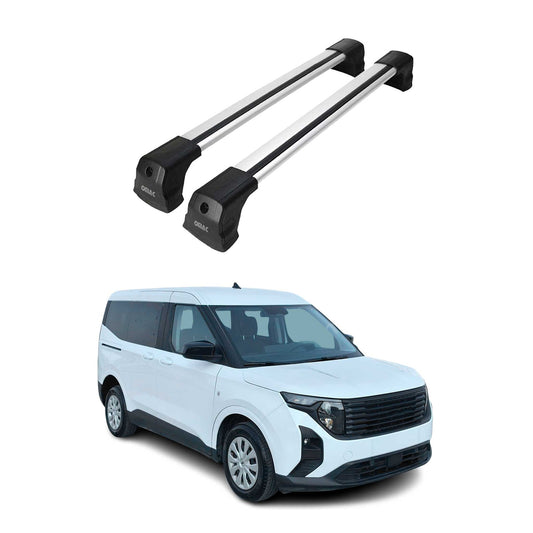 2023-2025 Ford Transit Courier/Tourneo Courier Dachträger Gepäkträger Silber OMAC DE