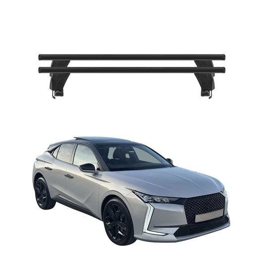 Menabo Dachträger Grundträger für DS DS4 II 2021-2025 Alu Schwarz 2tlg OMAC DE