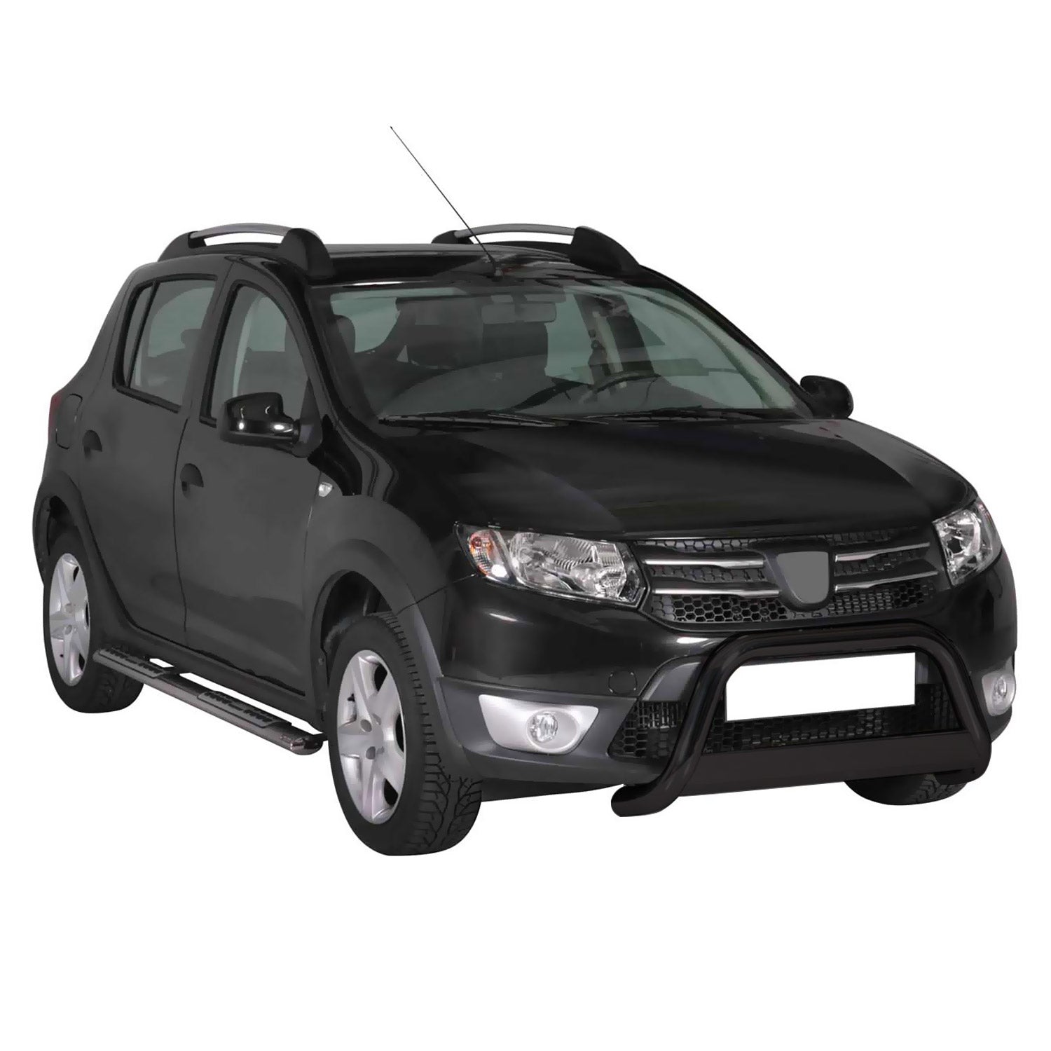 Frontbügel Frontschutzbügel für Dacia Sandero Stepway 2013-2020 Schwarz ø63mm OMAC DE