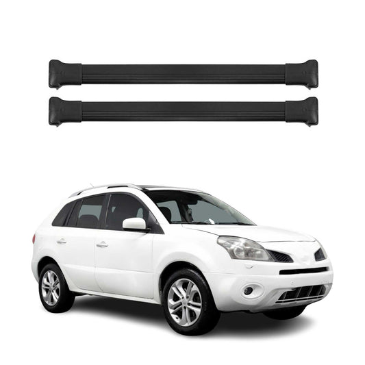 Dachträger Grundtäger für Renault Koleos mk2 2016-2025 75kg Alu Schwarz 2 tlg OMAC DE