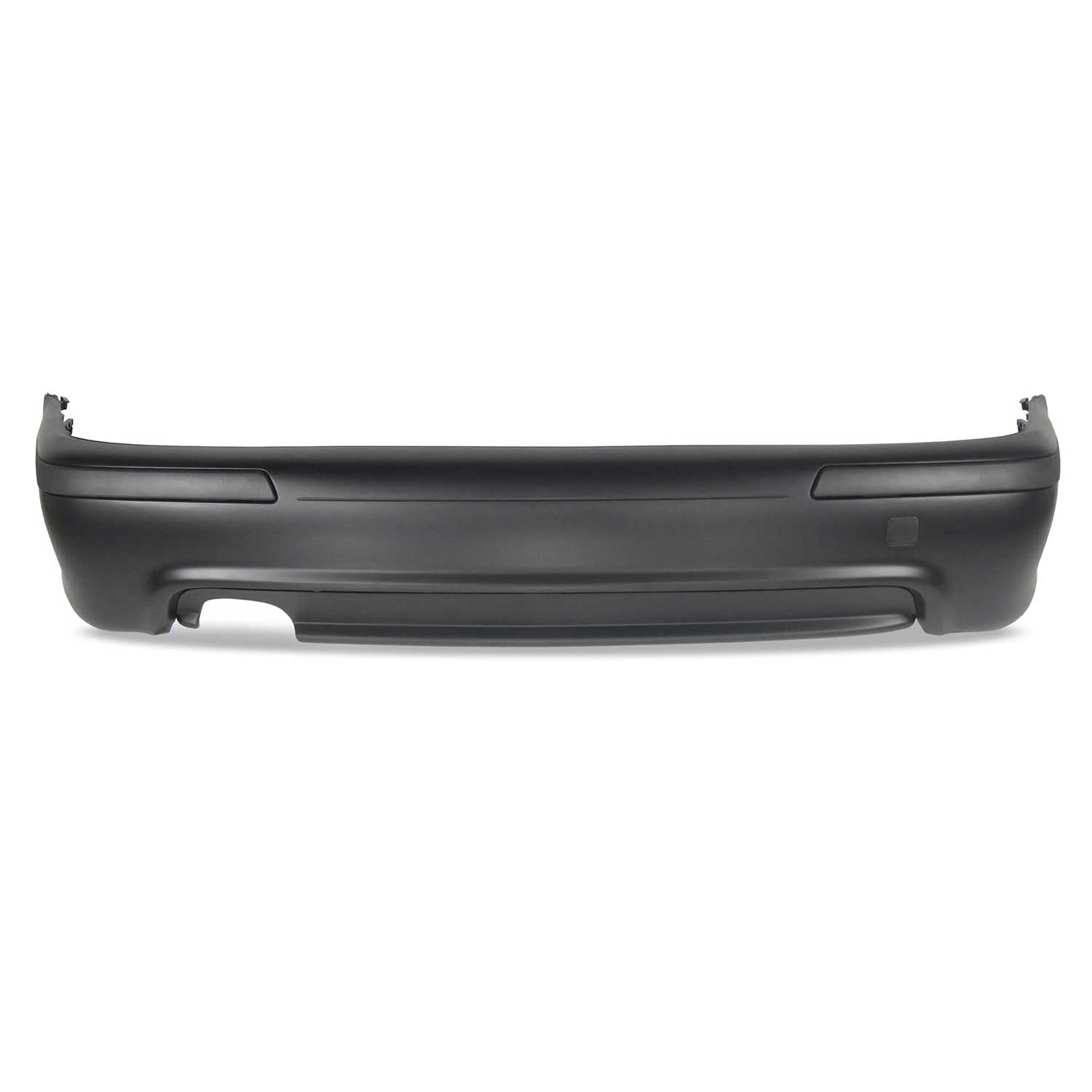 JOM Heckstoßstange für BMW 5er E39 1996-2003 (ohne PDC) Schwarz 1tlg OMAC DE