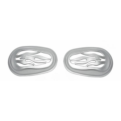 Blinker Signal Rahmen für Nemo Bipper Fiorino Qubo C2 C3 2tlg Abs Satin Chrom OMAC DE