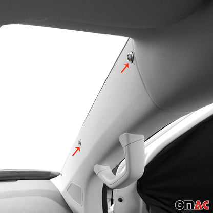 Magnetisch Vorhänge Auto für Peugeot 2008 2020-2025 Schwarz OMAC DE