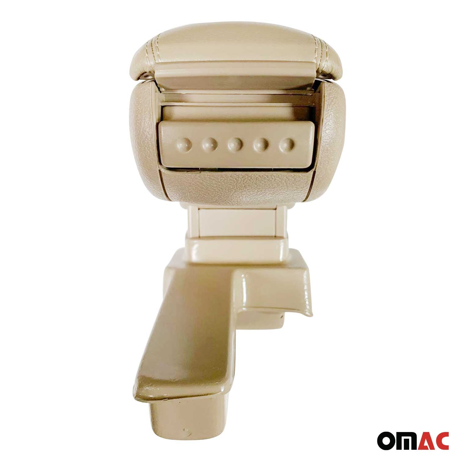Mittelarmlehne Armlehne Mittelkonsole für VW Golf Bora 1997-2006 PU-Leder Beige OMAC DE