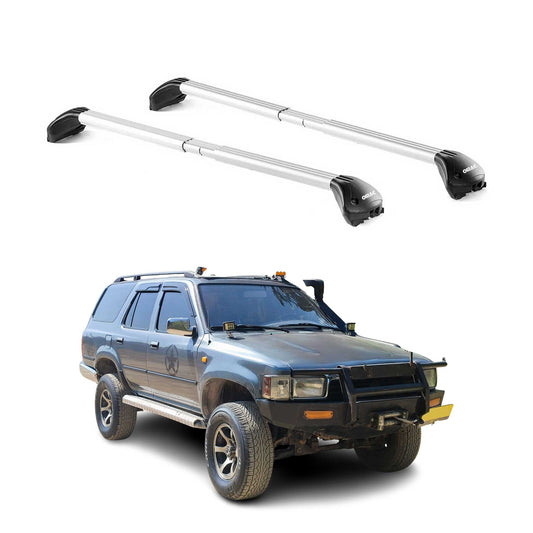 Dachträger für Toyota 4 Runner N130 1989-1995 5 tür 100kg Alu Silber 2x ABE OMAC DE