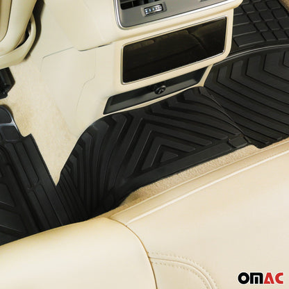 2024-2025 Skoda Elroq Fußmatten Gummimatte 3D Gummi TPE Schwarz 4tlg OMAC DE