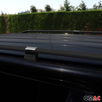 2006-2025 Fiat Ducato III Dachträger Gepäckträgern H2 & L4 Langer Alu Schwarz