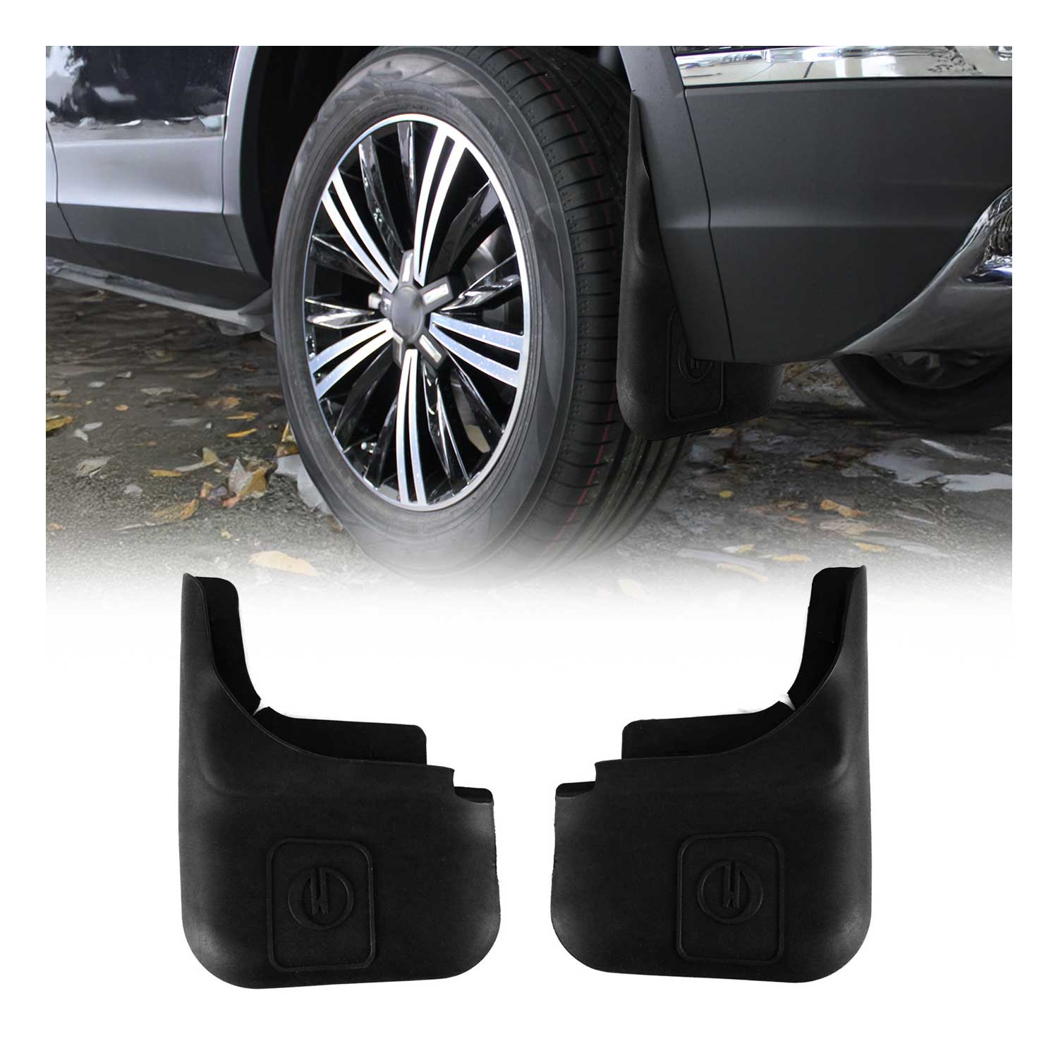 Schmutzfänger Spritzschutz Kotflügel für Autos ABS 2Pcs vorne oder hinten OMAC DE