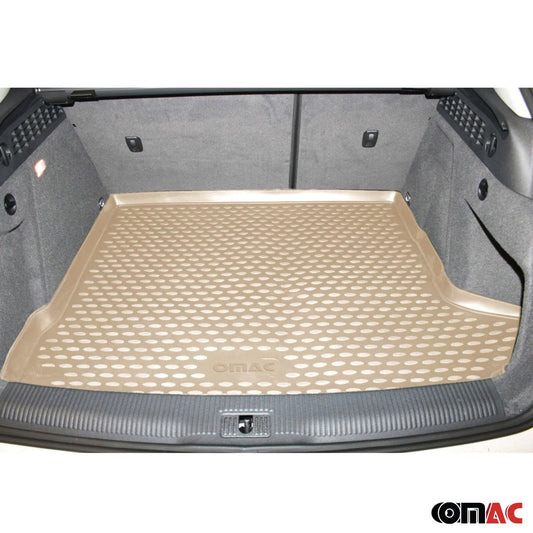 Kofferraummatte Kofferraumwanne für Honda Civic 2006-2012 Gummi TPE Beige OMAC DE