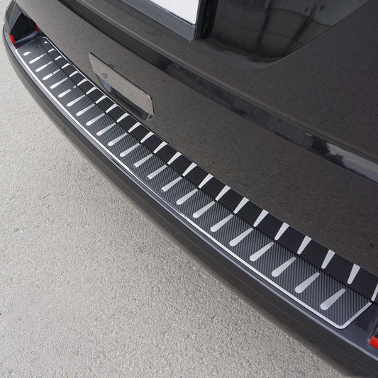 Ladekantenschutz für VW T6 Transporter 2015-2023 Edelstahl Carbonfolie 1x OMAC DE