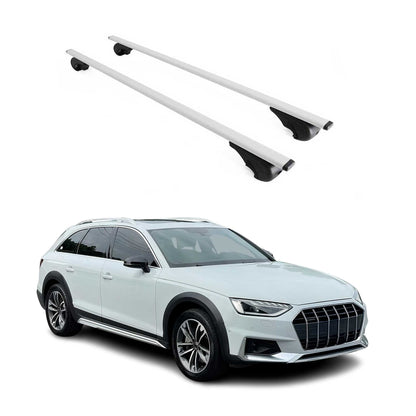 Dachträger Grundtäger für Audi A4 B9 Allroad 2016-2025 75kg Metall Silber 2 tlg OMAC DE