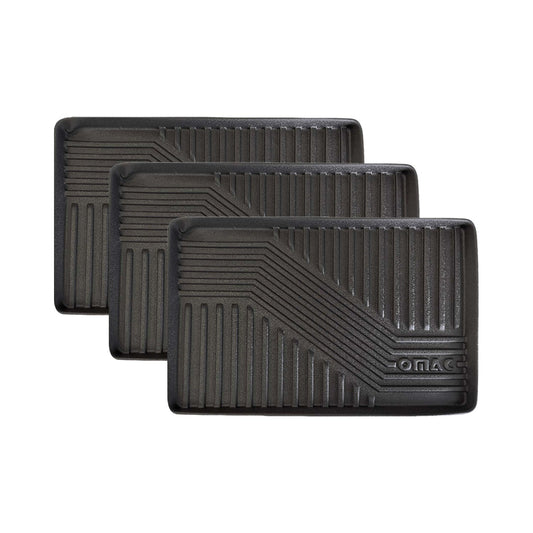 3x OMAC Schuhmatte Sauberlaufmatte Abtropfschale Napfunterlage 58x38cm Unterlage OMAC DE
