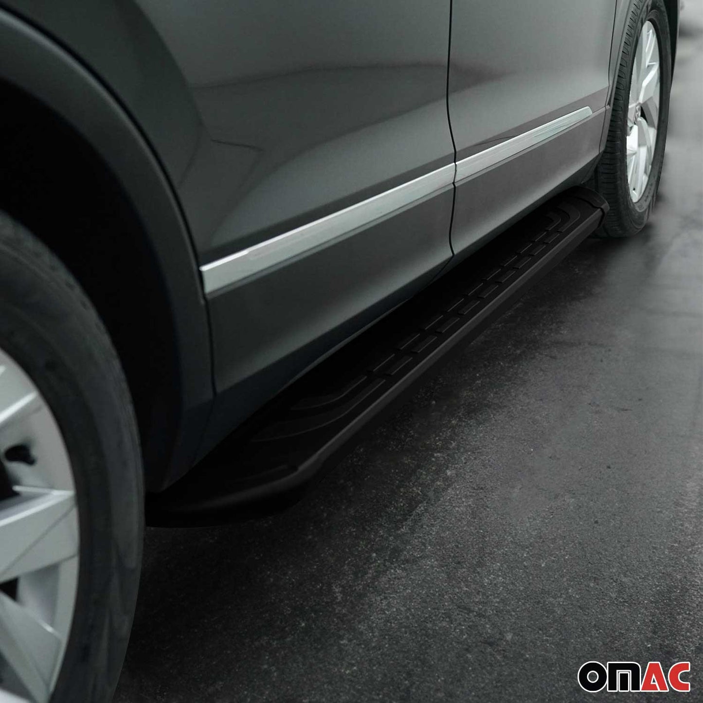 Trittbretter Seitenschweller für VW Touareg 3 2018-2025 Alu Schwarz