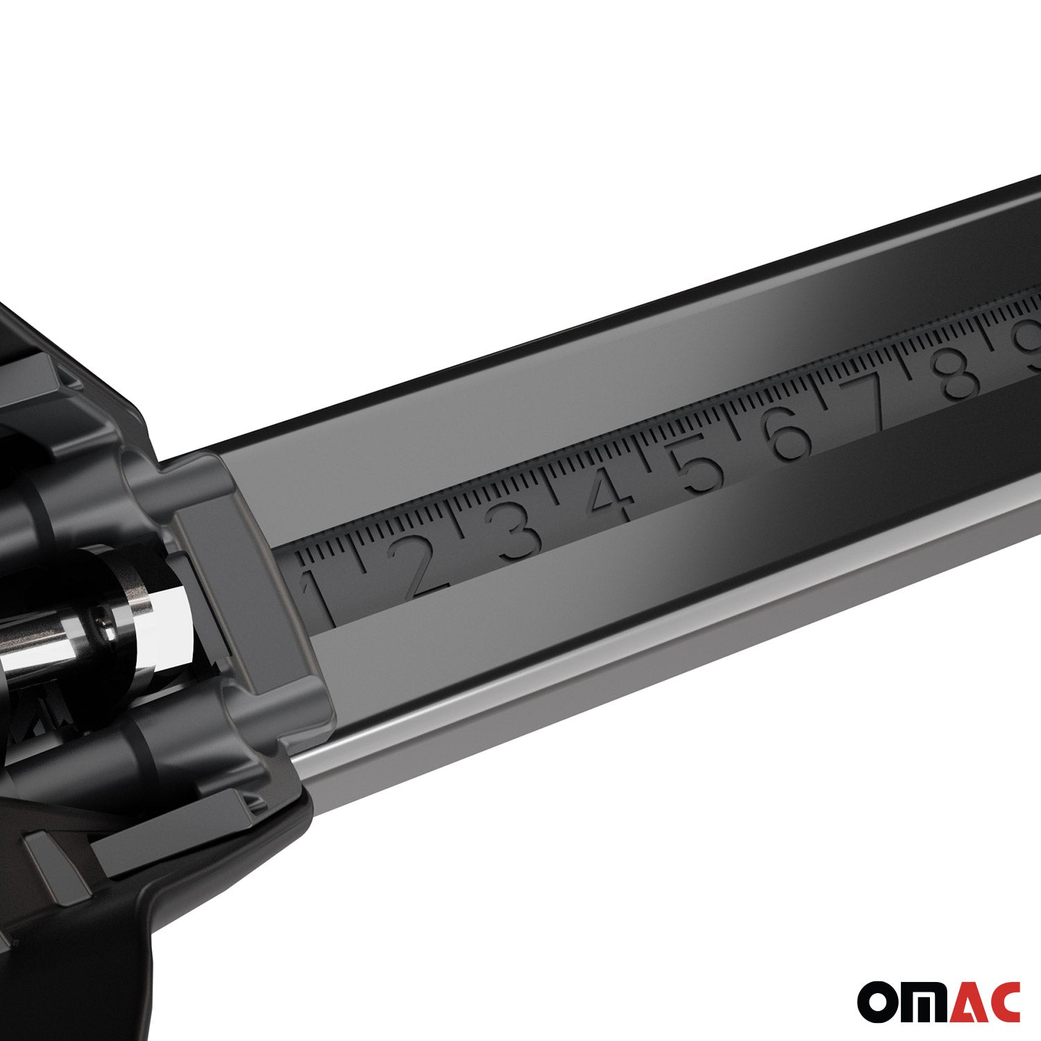 Menabo Dachträger Grundträger für VW Amarok mk2 2022-2025 Stahl Schwarz 2tlg OMAC DE